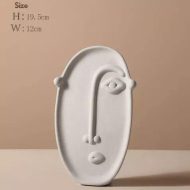 Abstract Face Ceramic Vase - Image 10