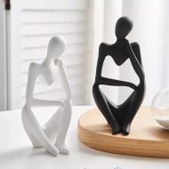 Abstract Thinker Figurine Sculpture - Image 11