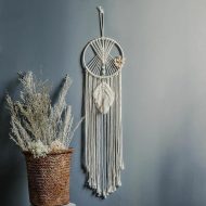 Night Sky Macrame Dreamcatcher Hanging Tapestry - Image 11