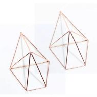 2-Piece Geometric Wall Mural, Mounted Air Plant Hangers - Image 7