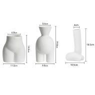 Minimal Ceramic Human Form Vases - Image 17