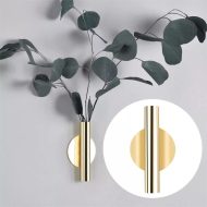 Modern Wall Mounted Metal Tube Vase - Image 4