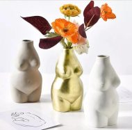 Feminine Curves Nude Female Ceramic Vase - Image 4