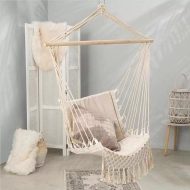 Handmade Macrame Hanging Hammock Swing Chair - Image 2