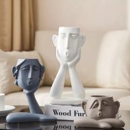 Emotional Faces Planter Sculpture Trio - Image 2