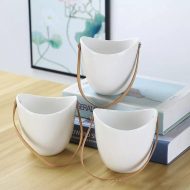 Ceramic Satchel Hanging Planters - Image 3