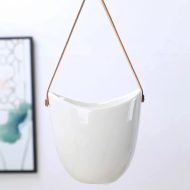 Ceramic Satchel Hanging Planters - Image 6