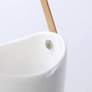 Ceramic Satchel Hanging Planters - Image 8