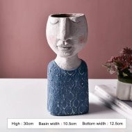 Caricature Portrait Face Figurine Sculpture Planter - Image 15