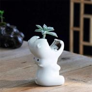 Chomping Hippo Ceramic Succulent Planter - Image 3