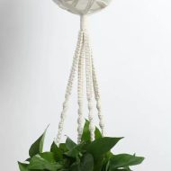 4-Piece Handmade Boho Macrame Plant Hanger Set - Image 8