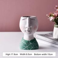 Caricature Portrait Face Figurine Sculpture Planter - Image 9