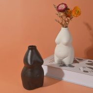Feminine Curves Nude Female Ceramic Vase - Image 3