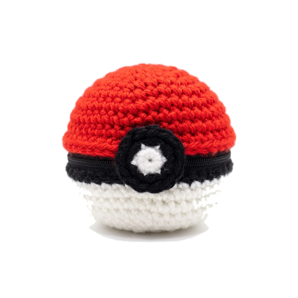Jigglypuff reversible crochet pattern — the pattern crocheted up in ball mode