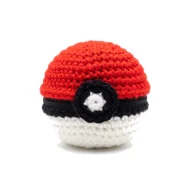 Jigglypuff reversible crochet pattern — the pattern crocheted up in ball mode
