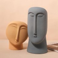 Landon Abstract Face Vases - Image 2