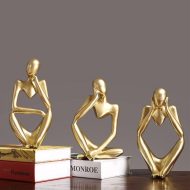 Abstract Thinker Figurine Sculpture - Image 17