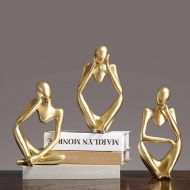Abstract Thinker Figurine Sculpture - Image 3