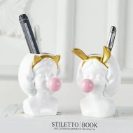 Bubble-Blowing Babe Bust Planter Vase - Image 6