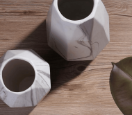 Geometric Marble Vases - Image 9