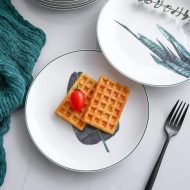 Tropical Minimalist Ceramic Plates - Image 4
