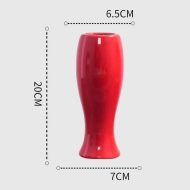 Eye Catching Curved Red Vases - Image 6
