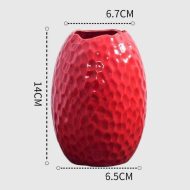 Eye Catching Curved Red Vases - Image 13