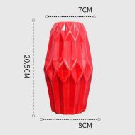 Eye Catching Curved Red Vases - Image 12