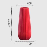 Eye Catching Curved Red Vases - Image 11