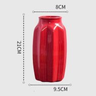 Eye Catching Curved Red Vases - Image 16