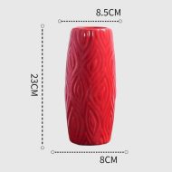 Eye Catching Curved Red Vases - Image 10