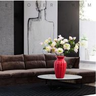 Eye Catching Curved Red Vases - Image 4