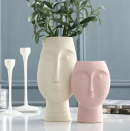 About Face Ceramic Vases - Image 3