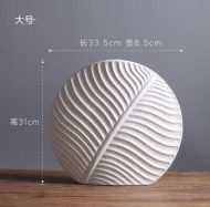 White Leaf Vases - Image 3