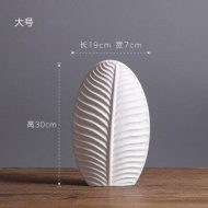 White Leaf Vases - Image 5