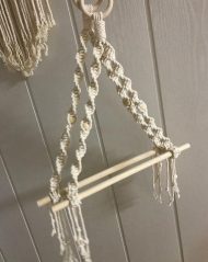 Macrame Paper Towel Holder - Image 3