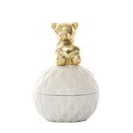 White and Gold Porcelain Jewelry Box - Image 9
