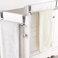 Over Cabinet Door Stainless Steel Towel Rack - Image 3