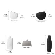 Abstract Texture Ceramic Vase - Image 19
