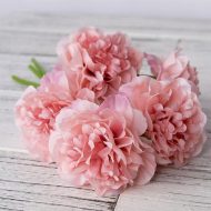 5-Piece Silk Faux Peonies Artificial Flowers - Image 7