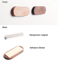 Magnetic Wooden Wall Key Holder - Image 6