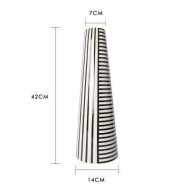 Black And White  Geometric Vases - Image 9