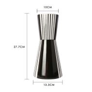 Black And White  Geometric Vases - Image 11