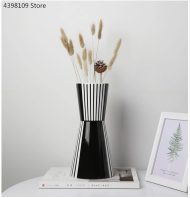 Black And White  Geometric Vases - Image 16
