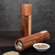 Acacia Wood Salt & Pepper Mills - Image 2
