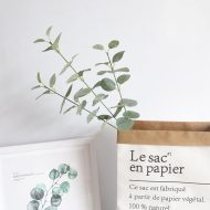 Silk Faux Eucalyptus Branch - Image 2