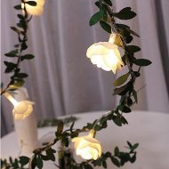 Rose Vine Garland LED String Lights - Image 8