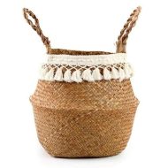 Boho Seagrass Wicker Basket - Image 11