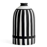 Scandi White & Black Ceramic Vase - Image 7