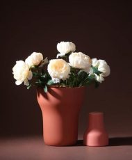 Warm Berry Palette Ceramic Flower Vase - Image 13